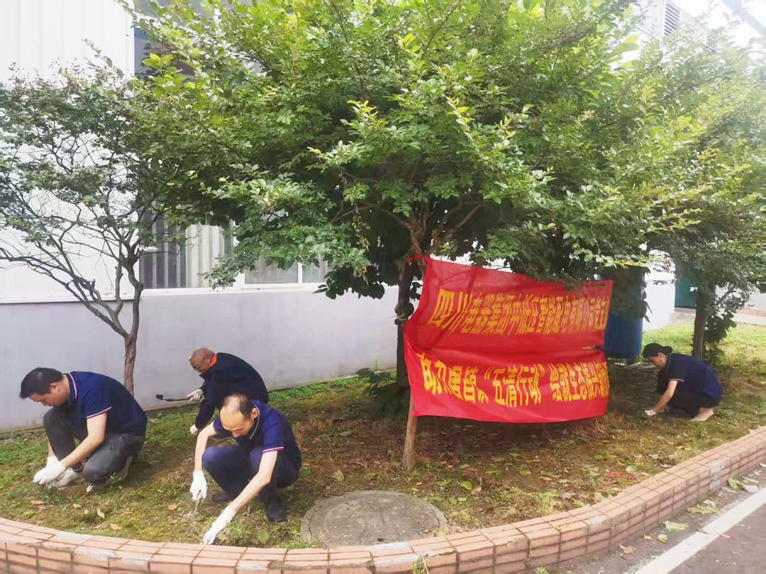 YABO鸭脖党支部开展“助力唐昌镇‘五清行动’,绘就生态振兴新图景”主题党日活动