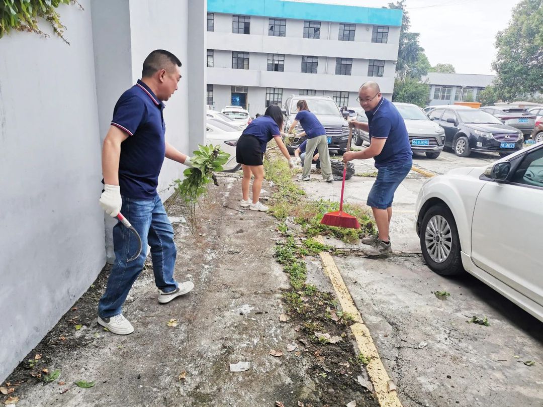 YABO鸭脖党支部开展“助力唐昌镇‘五清行动’,绘就生态振兴新图景”主题党日活动